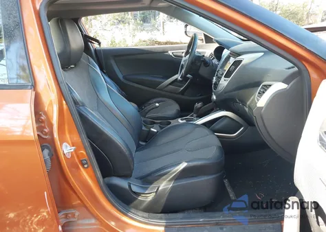 2012 Hyundai Veloster Base W/Black from USA, damaged, VIN KMHTC6AD4CU034489